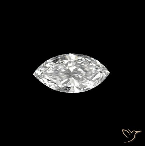 0.06ct D Diamant, Marquise, VVS