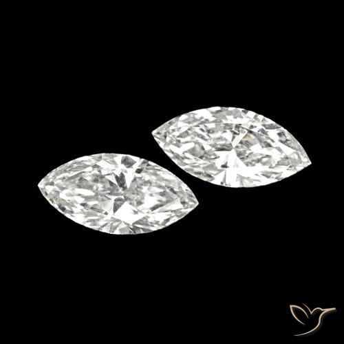 0.12 ct natürliche H Diamant-Edelsteine, Marquise, VVS