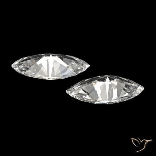 0.13 ct natürliche H Diamant-Edelsteine, Marquise, VVS