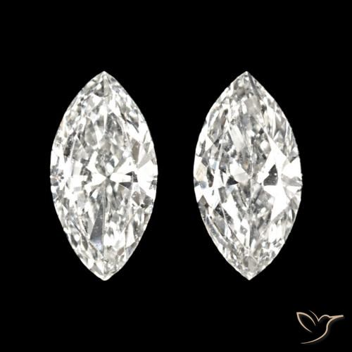 0.14ctw H Diamant, Marquise, VVS