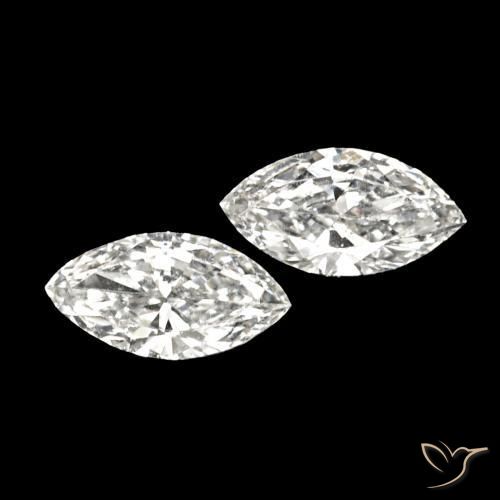 0.14 ct natürliche H Diamant-Edelsteine, Marquise, VVS