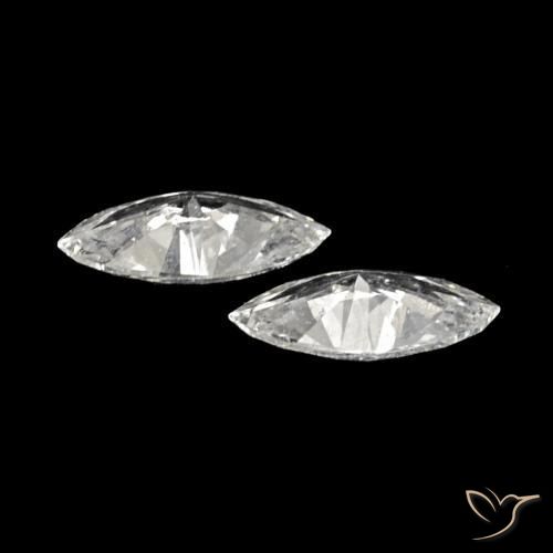 0.10 ct natürliche H Diamant-Edelsteine, Marquise, VVS