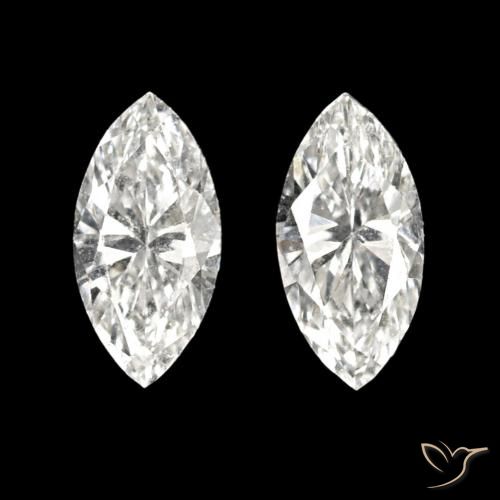 0.14ctw H Diamant, Marquise, VVS