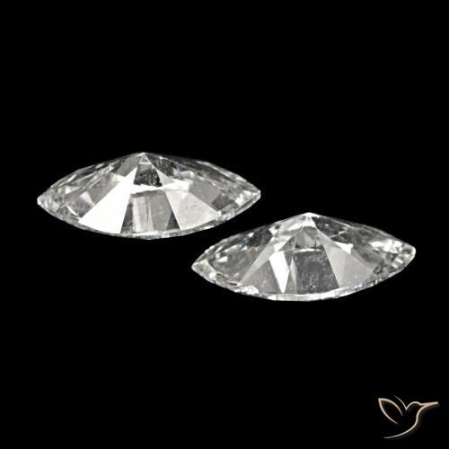 0.14 ct natürliche H Diamant-Edelsteine, Marquise, VVS