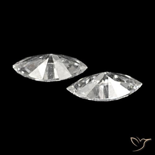0.14 ct natürliche H Diamant-Edelsteine, Marquise, VVS