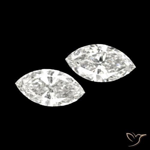 0.12 ct natürliche H Diamant-Edelsteine, Marquise, VVS