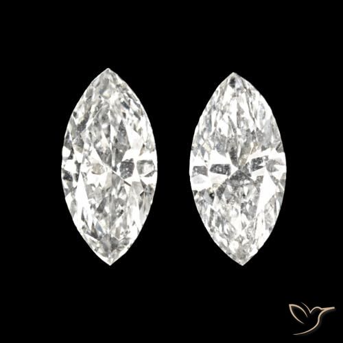 0.13ctw H Diamant, Marquise, VVS