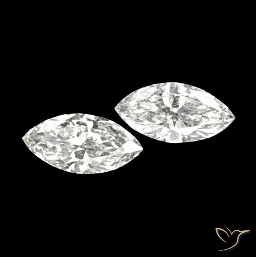 0.13 ct natürliche H Diamant-Edelsteine, Marquise, VVS