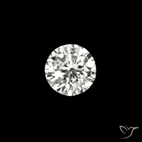 0.02ct D Diamant, Runden, VVS-VS