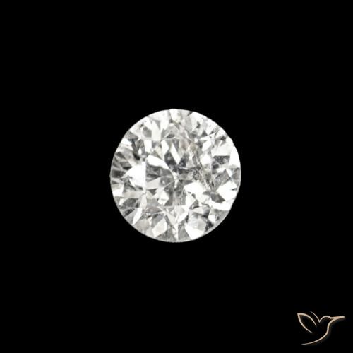 0.02ct H Diamant, Runden, VVS-VS