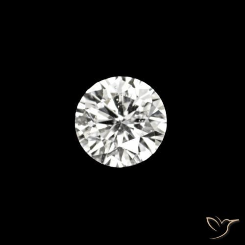 0.02ct D Diamant, Runden, VVS-VS