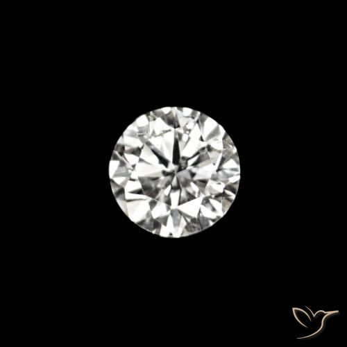 0.02ct D Diamant, Runden, VVS-VS
