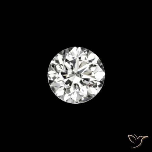 0.02ct D Diamant, Runden, VVS-VS