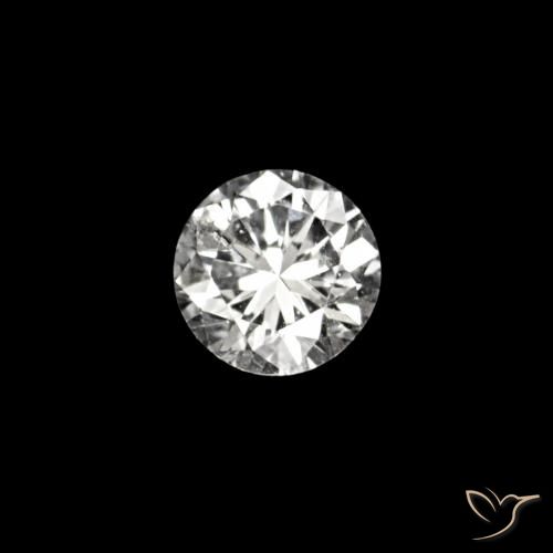 0.02ct D Diamant, Runden, VVS-VS