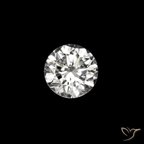 0.02ct D Diamant, Runden, VVS-VS