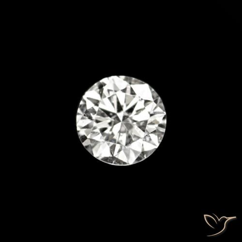 0.02ct D Diamant, Runden, VVS-VS