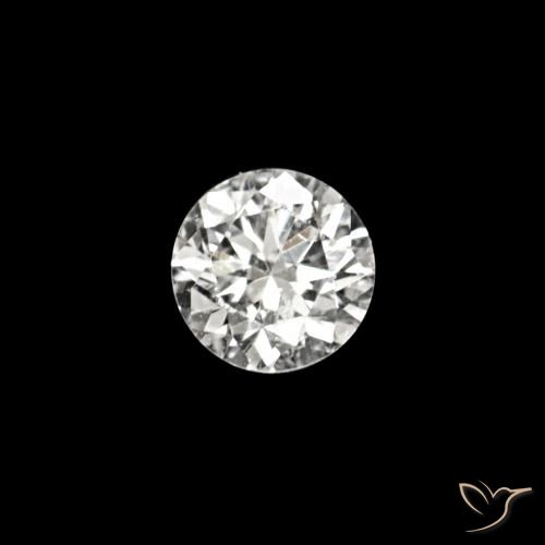 0.02ct D Diamant, Runden, VVS-VS