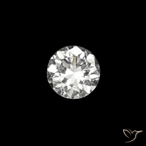 0.02ct D Diamant, Runden, VVS-VS
