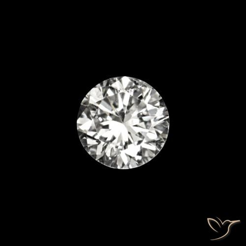 0.02ct D Diamant, Runden, VVS-VS
