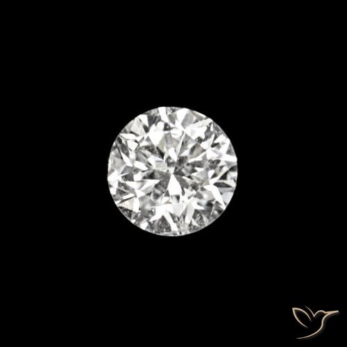 0.02ct D Diamant, Runden, VVS-VS