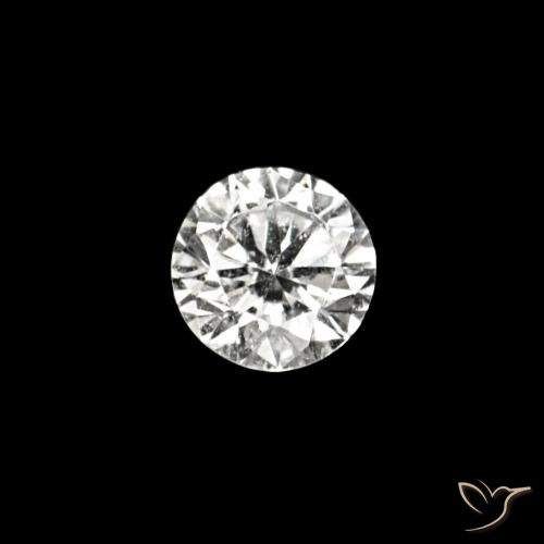 0.02ct D Diamant, Runden, VVS-VS