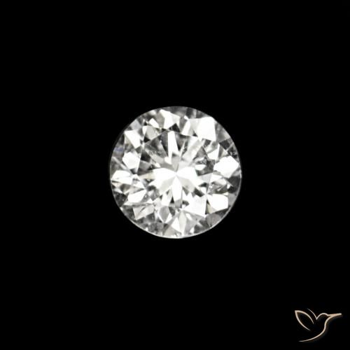 0.02ct D Diamant, Runden, VVS-VS