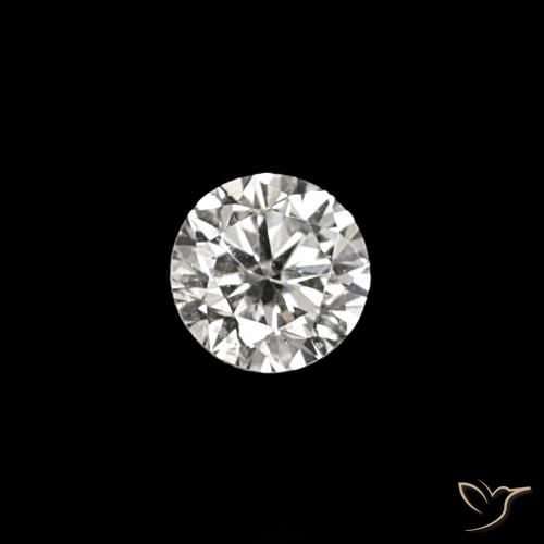 0.04ct D Diamant, Runden, VVS