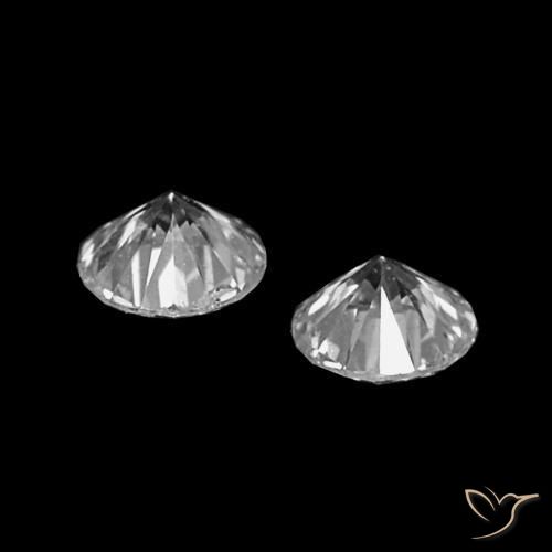 0.06 ct natürliche D Diamant-Edelsteine, Rund Schliff, VVS
