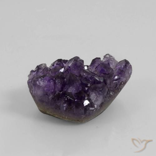 52.41ct Natürlicher dunkelviolett Druzy Amethyst, Fantasie, Lichtundurchlässig