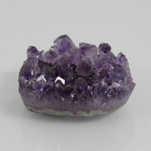 72,22 ctw natürlicher violetter Amethystdruse, Fantasieschliff, Lichtundurchlässig