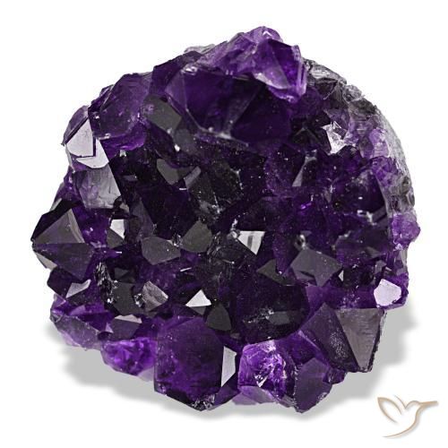 66,29 ctw natürlicher violetter Amethystdruse, Fantasieschliff, Lichtundurchlässig