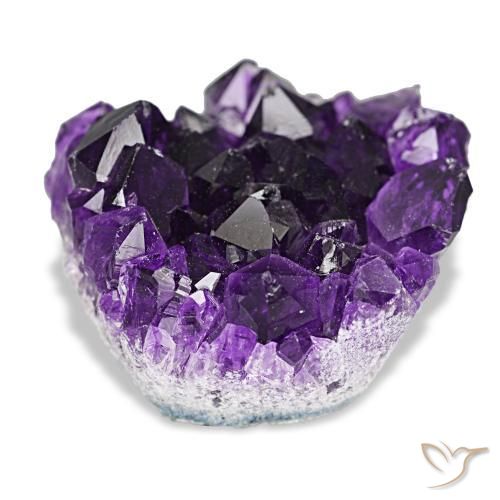 66,29 ctw natürlicher violetter Amethystdruse, Fantasieschliff, Lichtundurchlässig