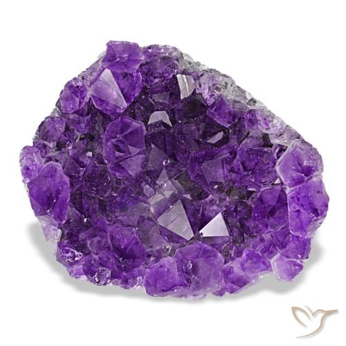 71,01 ctw natürlicher violetter Amethystdruse, Fantasieschliff, Lichtundurchlässig