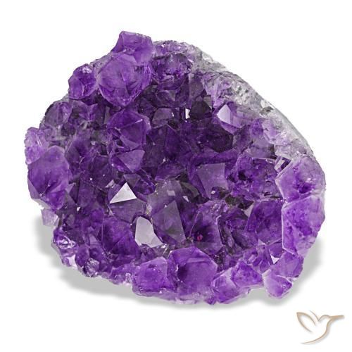 71,01 ctw natürlicher violetter Amethystdruse, Fantasieschliff, Lichtundurchlässig