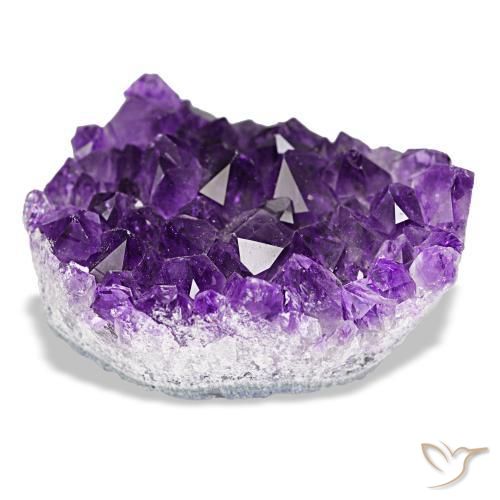 71,01 ctw natürlicher violetter Amethystdruse, Fantasieschliff, Lichtundurchlässig