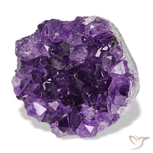 54,06 ctw natürlicher violetter Amethystdruse, Fantasieschliff, Lichtundurchlässig