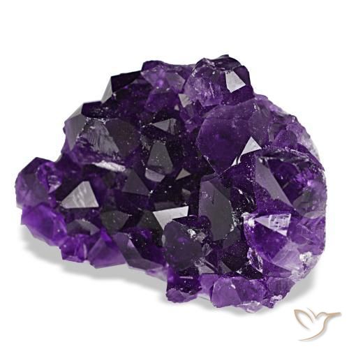 61,53 ctw natürlicher violetter Amethystdruse, Fantasieschliff, Lichtundurchlässig