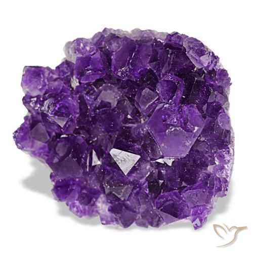77,59 ctw natürlicher violetter Amethystdruse, Fantasieschliff, Lichtundurchlässig