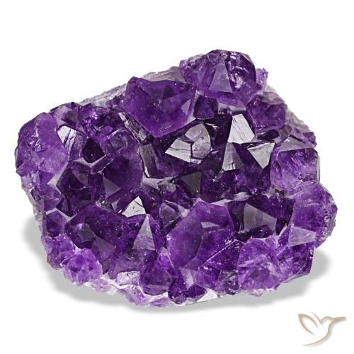 57,54 ctw natürlicher violetter Amethystdruse, Fantasieschliff, Lichtundurchlässig