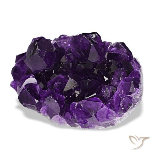 52,25 ctw natürlicher violetter Amethystdruse, Fantasieschliff, Lichtundurchlässig