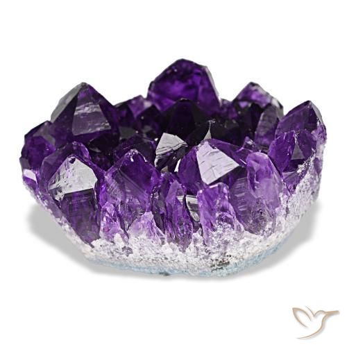 52,25 ctw natürlicher violetter Amethystdruse, Fantasieschliff, Lichtundurchlässig