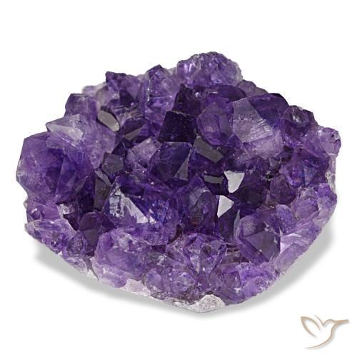 66,10 ctw natürlicher violetter Amethystdruse, Fantasieschliff, Lichtundurchlässig