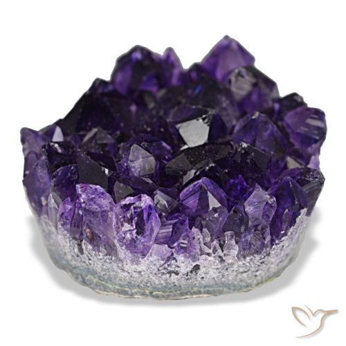 80,13 ctw natürlicher violetter Amethystdruse, Fantasieschliff, Lichtundurchlässig