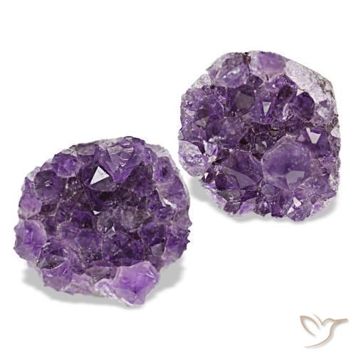 23,12 ct natürliche violetter Amethystdruse-Edelsteine, Fantasieschliff, Lichtundurchlässig