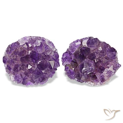 18.41ctw Violetter Amethystdruse, Fantasie, Lichtundurchlässig