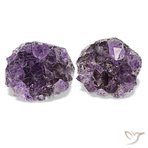 11.85ctw Violetter Amethystdruse, Fantasie, Lichtundurchlässig