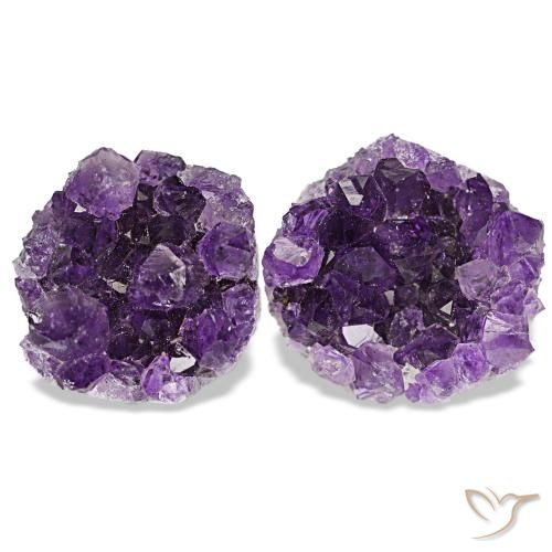 20,54 ct natürliche violetter Amethystdruse-Edelsteine, Fantasieschliff, Lichtundurchlässig