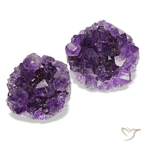 20,54 ct natürliche violetter Amethystdruse-Edelsteine, Fantasieschliff, Lichtundurchlässig