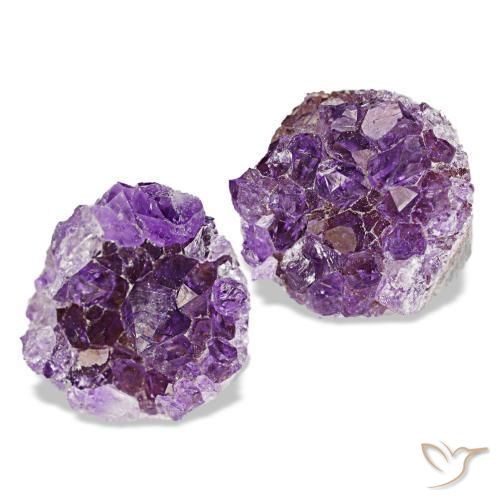 13,31 ct natürliche violetter Amethystdruse-Edelsteine, Fantasieschliff, Lichtundurchlässig