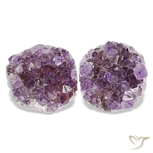 14.93ctw Violetter Amethystdruse, Fantasie, Lichtundurchlässig